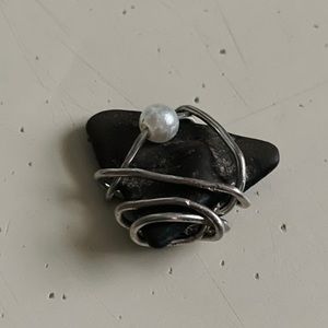 Handmade Wire Ocean Pendant